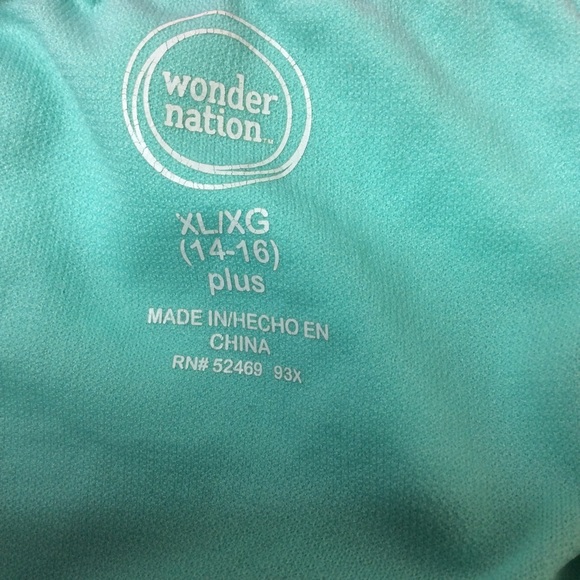 Wonder Nation mermaid 14-16 XL plus swimsuit - Picture 8 of 9